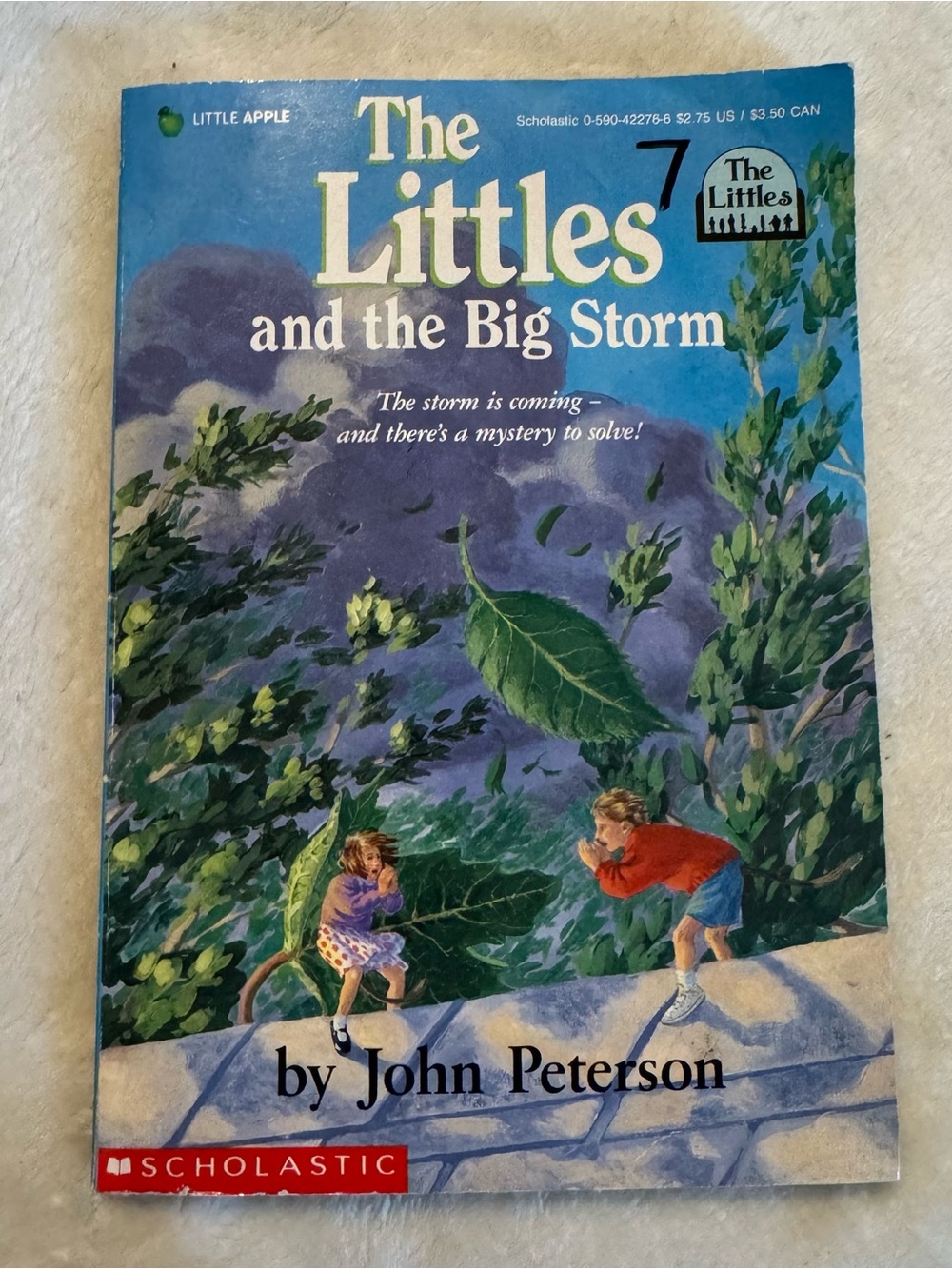 1994 Scholastic The Littles and the Big Storm Vintage Paperback Book